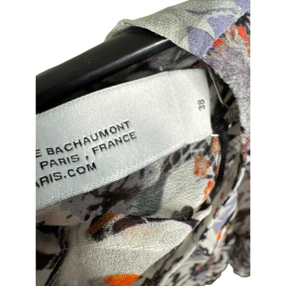 IRO New Voodoo Multicolor Long Sleeve Viscose Blouse Size 38 - Picture 10 of 10